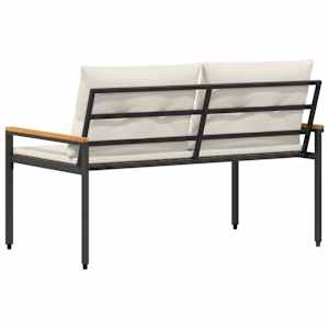 Venkovní lavice 2 -Seater 116 x 67,5 x 72 cm polyratan - obrázek 7