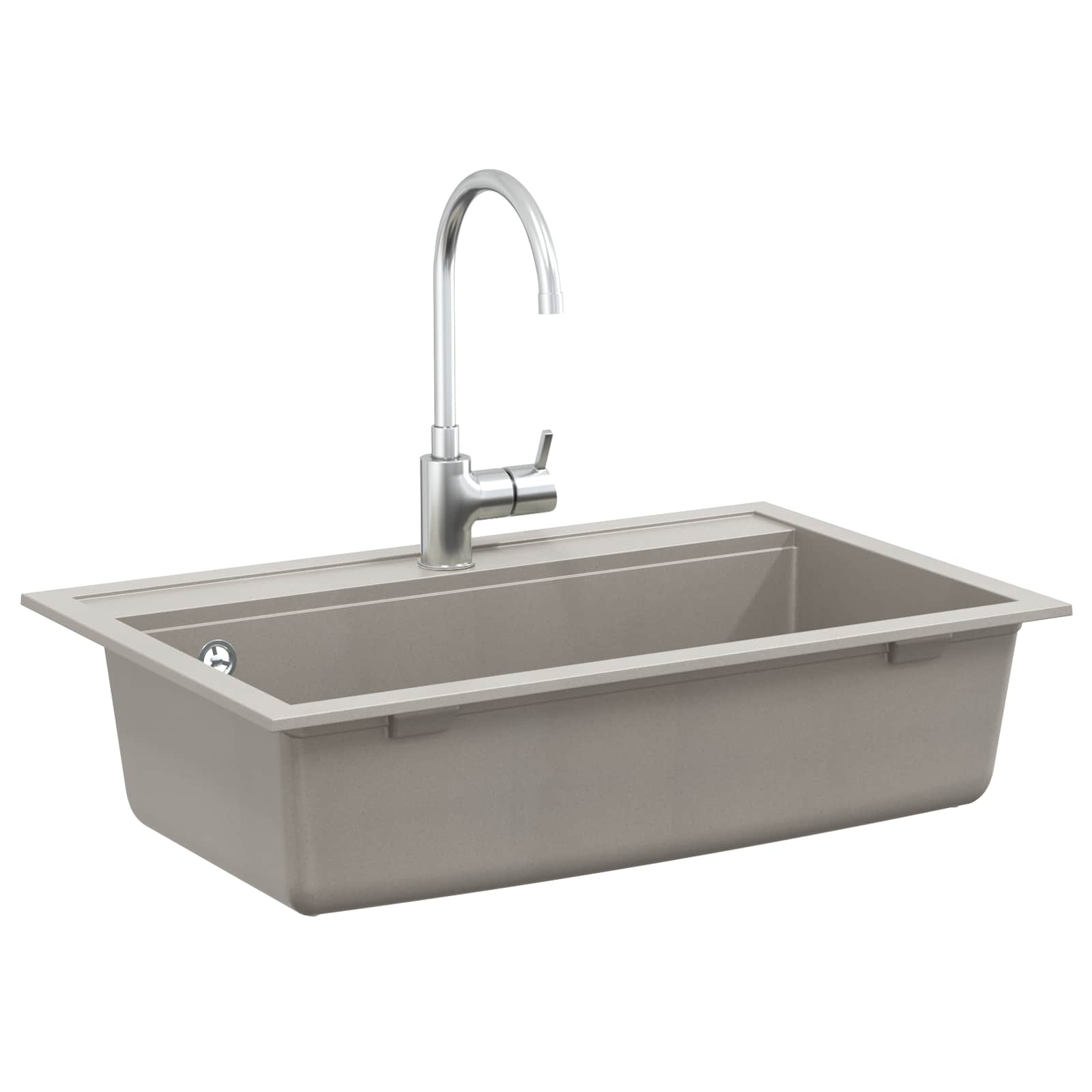 Izlietne Pelēka 795 x 505 mm Granīts