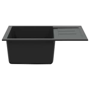 Dřez Černá 620 x 500 mm 80% Křemenné a 20% Pryskyřice - obrázek 3