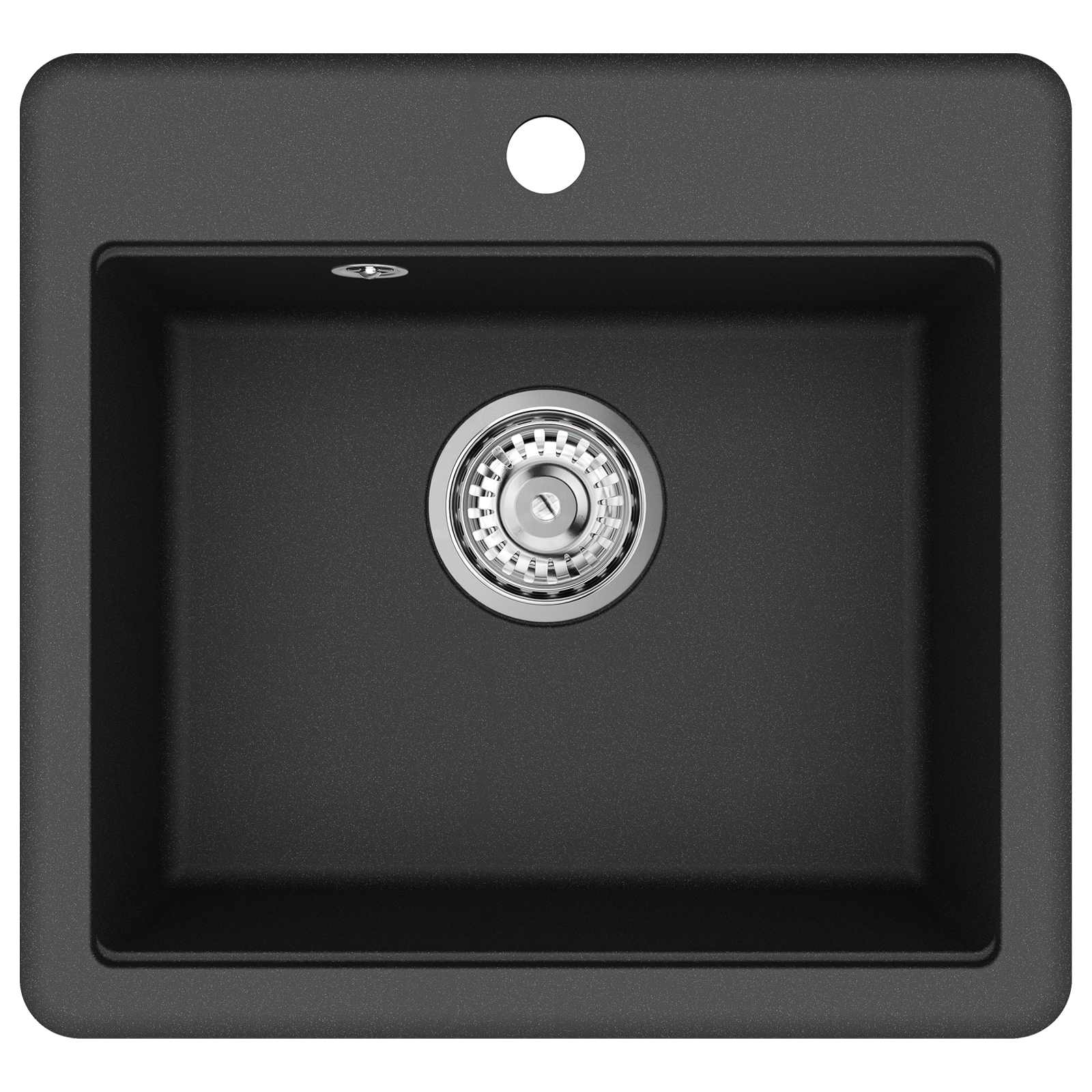 Izlietne Melna 470 x 440 mm Granīts