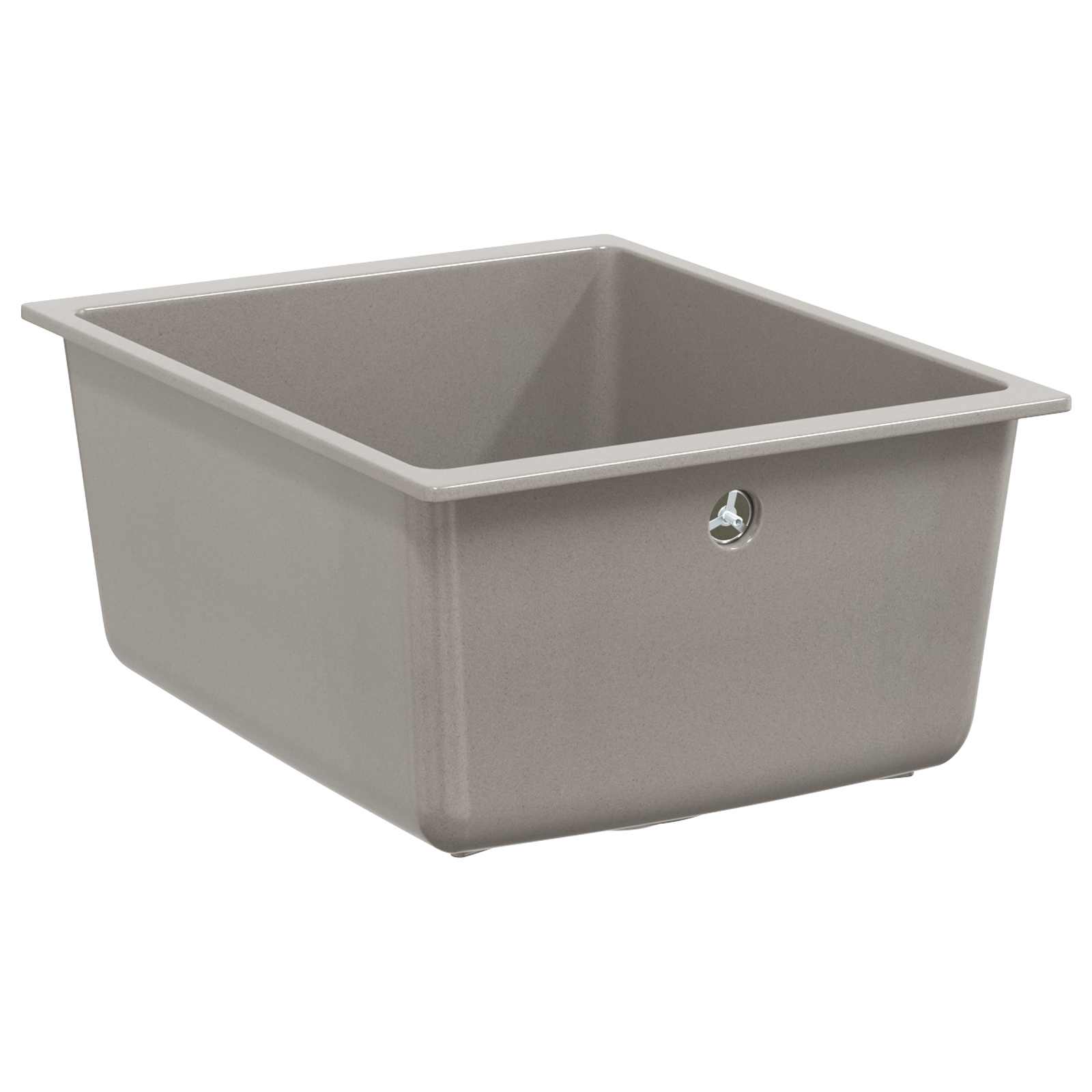 Izlietne Pelēka 370 x 460 mm 80% Kvarts un 20% Sveķi