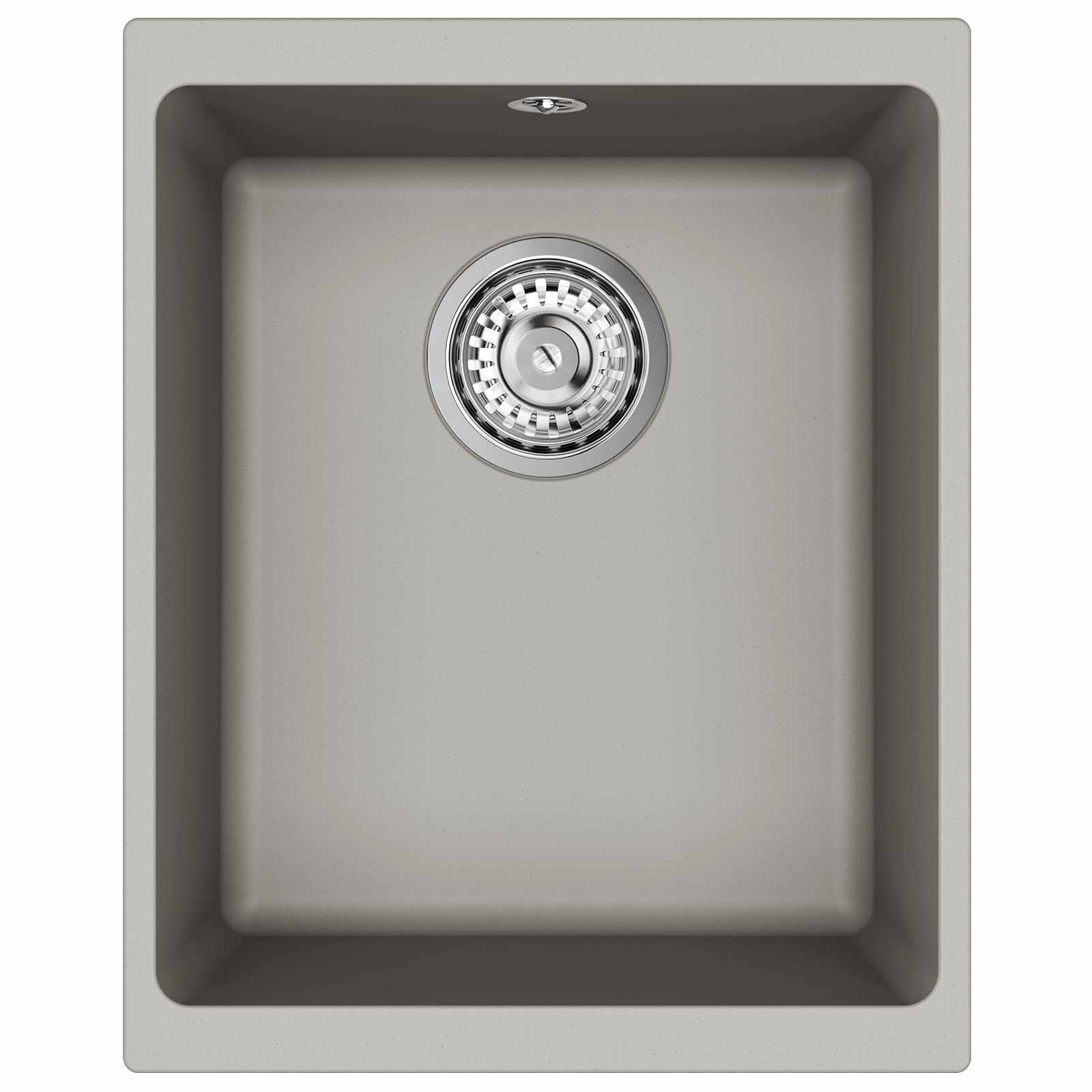 Izlietne Pelēka 370 x 460 mm 80% Kvarts un 20% Sveķi