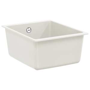 Umivalnica Bela 370 x 460 mm 80% Kvarc in 20% Smola