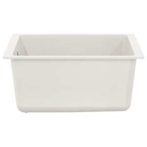 Dřez Bílá 370 x 460 mm 80% Křemenné a 20% Pryskyřice - obrázek 4