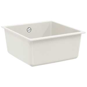 Umivalnica Bela 430 x 460 mm 80% Kvarc in 20% Smola