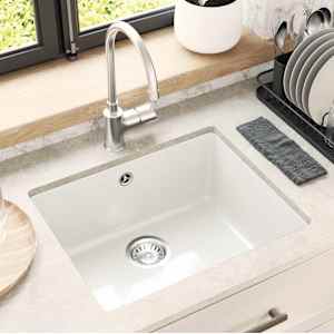 Umivalnica Bela 530 x 460 mm 80% Kvarc in 20% Smola