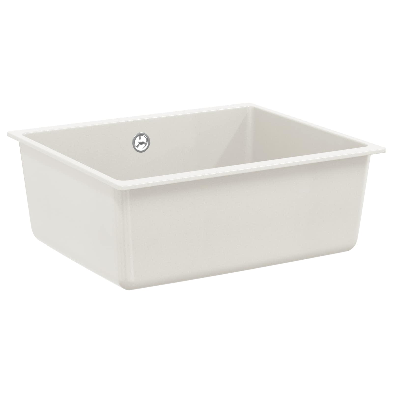 Umivalnica Bela 530 x 460 mm 80% Kvarc in 20% Smola