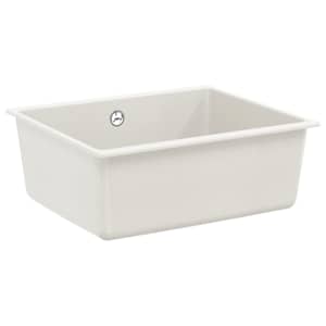 Umivalnica Bela 530 x 460 mm 80% Kvarc in 20% Smola