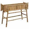 vidaXL Aia Lillepott Hoidjaga Neutraalne 100 x 38 x 74 cm Bambus