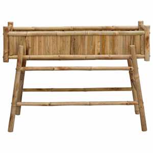 Zahradní květináč s držákem Přírodní 100 x 38 x 74 cm Bambus - obrázek 4