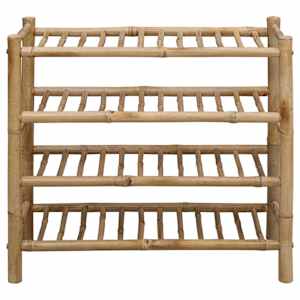 Regál na boty s policí Přírodní 68 x 28 x 63 cm Bambus - obrázek 4