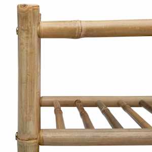 Regál na boty s policí Přírodní 68 x 28 x 96 cm Bambus - obrázek 7