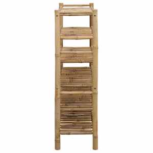 Regál na boty s policí Přírodní 68 x 28 x 96 cm Bambus - obrázek 5