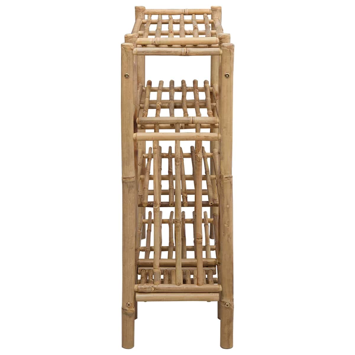 Skostativ 88 x 27 x 80 cm Bambus Naturfarvet - Billede 5