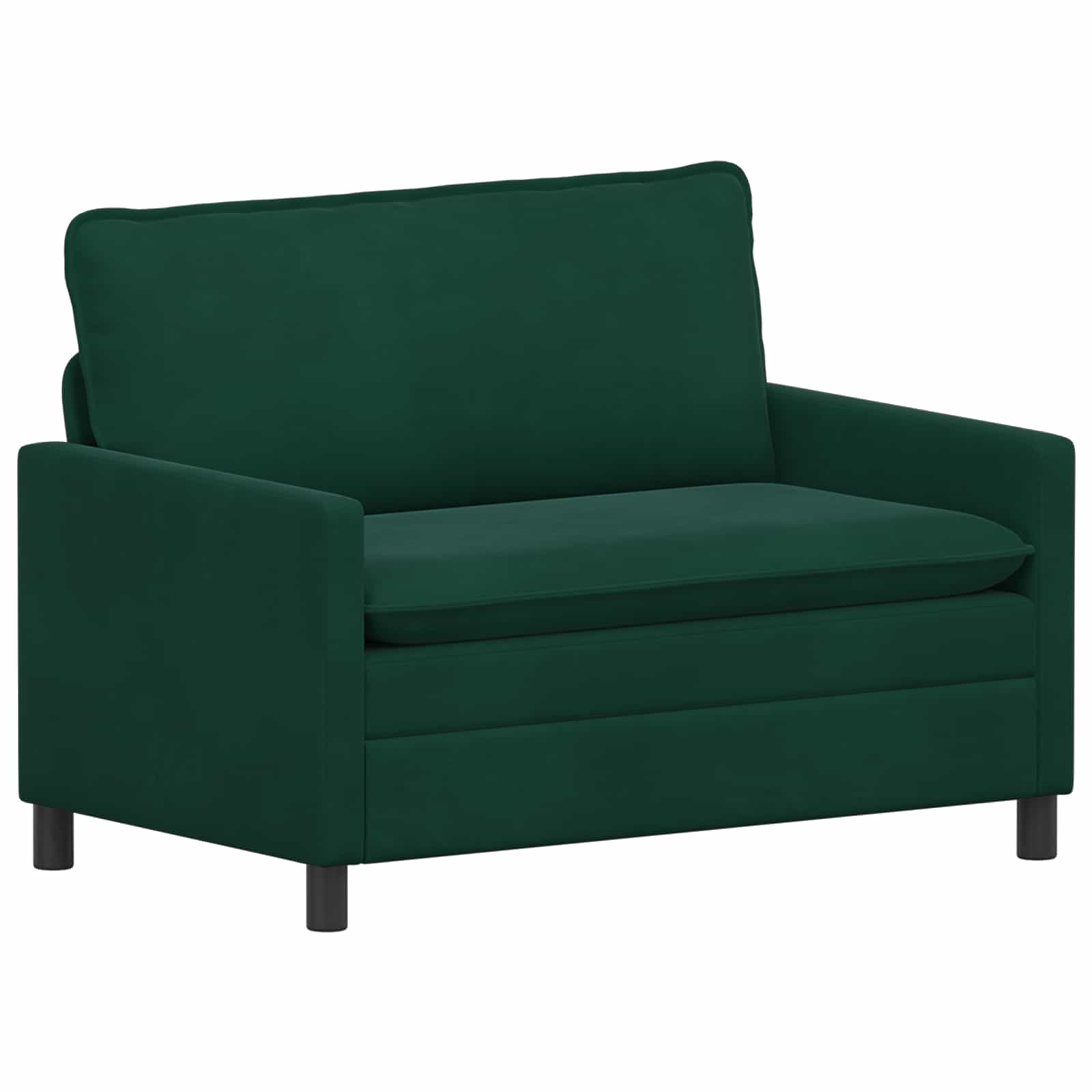 vidaXL Kavčna garnitura 2 pcs Temno zelena Žamet - slika 4