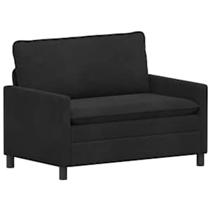 Set pohovek 2 pcs Černá Samet - obrázek 4