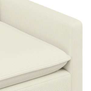 Set pohovek 2 pcs Krémová Textil - obrázek 5