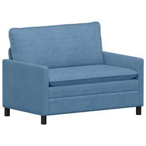 Set pohovek 2 pcs Modrá Textil - obrázek 4