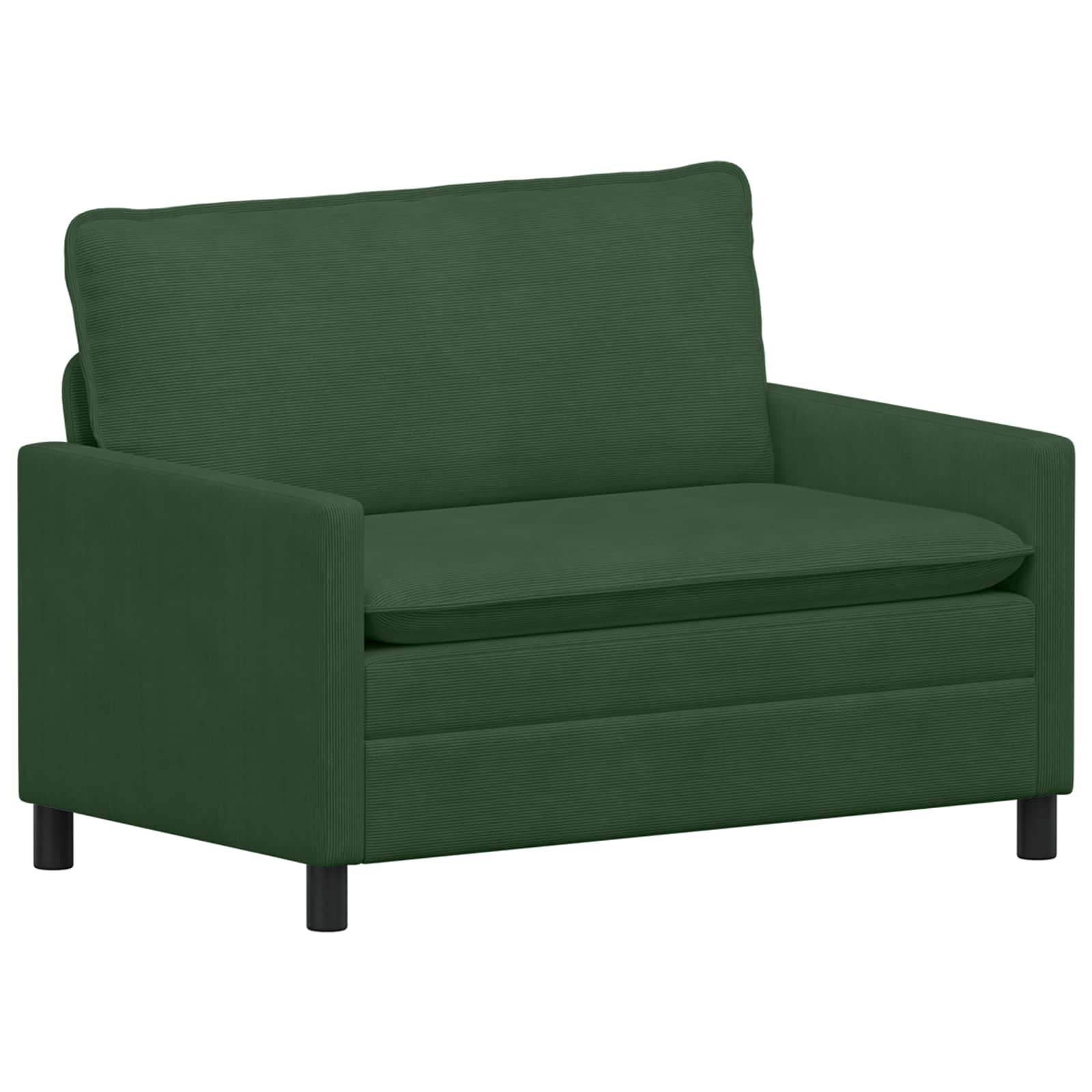 Sofa Set 2 Stk. Dschungelgrün Stoff – Ansicht 4