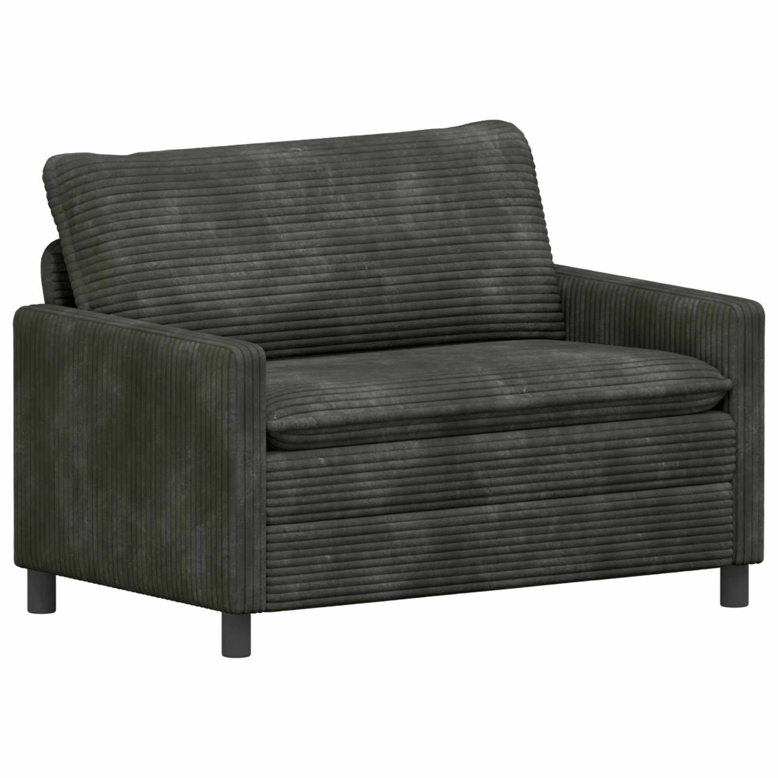 vidaXL Kavčna garnitura 2 pcs Antracit Poliester - slika 4