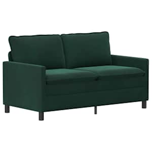 Set pohovek 2 pcs Tmavě zelená Samet - obrázek 4