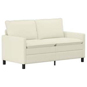 Set pohovek 2 pcs Krémová Textil - obrázek 4