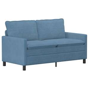 Set pohovek 2 pcs Modrá Textil - obrázek 4