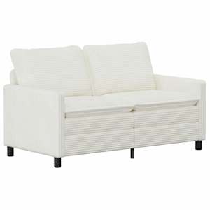 Set pohovek 2 pcs Krémová Polyester - obrázek 4