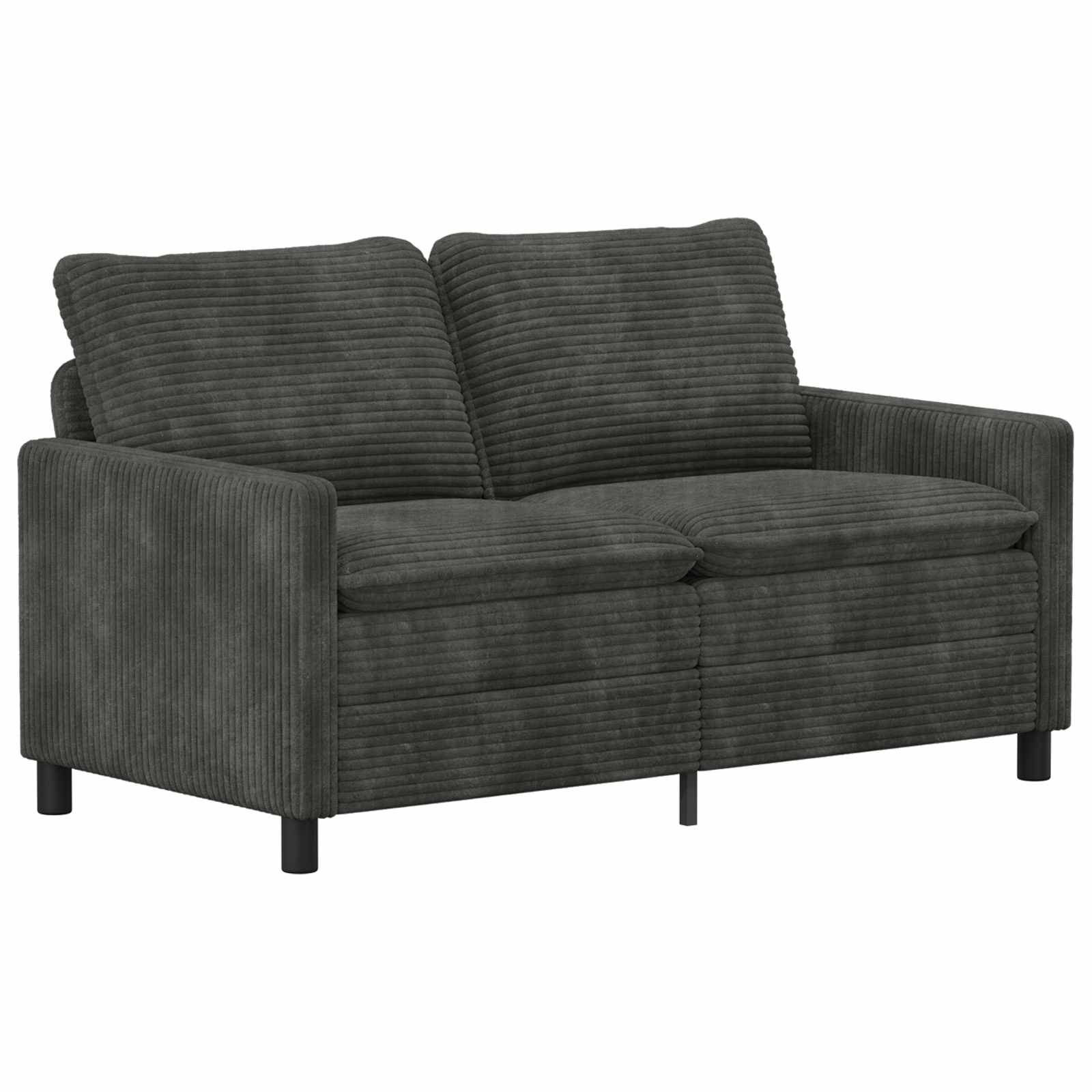 Kavčna garnitura 2 pcs Antracit Poliester - slika 4