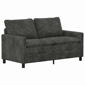 Set pohovek 2 pcs Antracitová Polyester - obrázek 4
