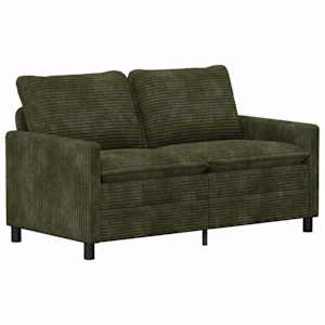Set pohovek 2 pcs Zelená Polyester - obrázek 4