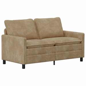 Set pohovek 2 pcs Taupe Polyester - obrázek 4