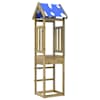 vidaXL M&auml;ngutorni Pruun 52.5 x 46.5 x 208 cm Tugev immutatud puit
