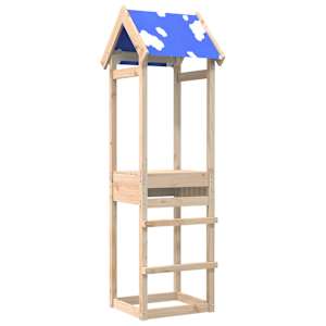 vidaXL M&auml;ngutorni Pruun 52,5 x 46,5 x 195 cm Toekas m&auml;nnipuit