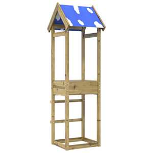 vidaXL M&auml;ngutorni Pruun 52,5 x 46,5 x 195 cm Immutatud t&auml;ispuit