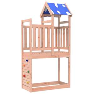 vidaXL M&auml;ngutorni Pruun 110.5 x 52.5 x 215 cm Tugev Douglas'i puit