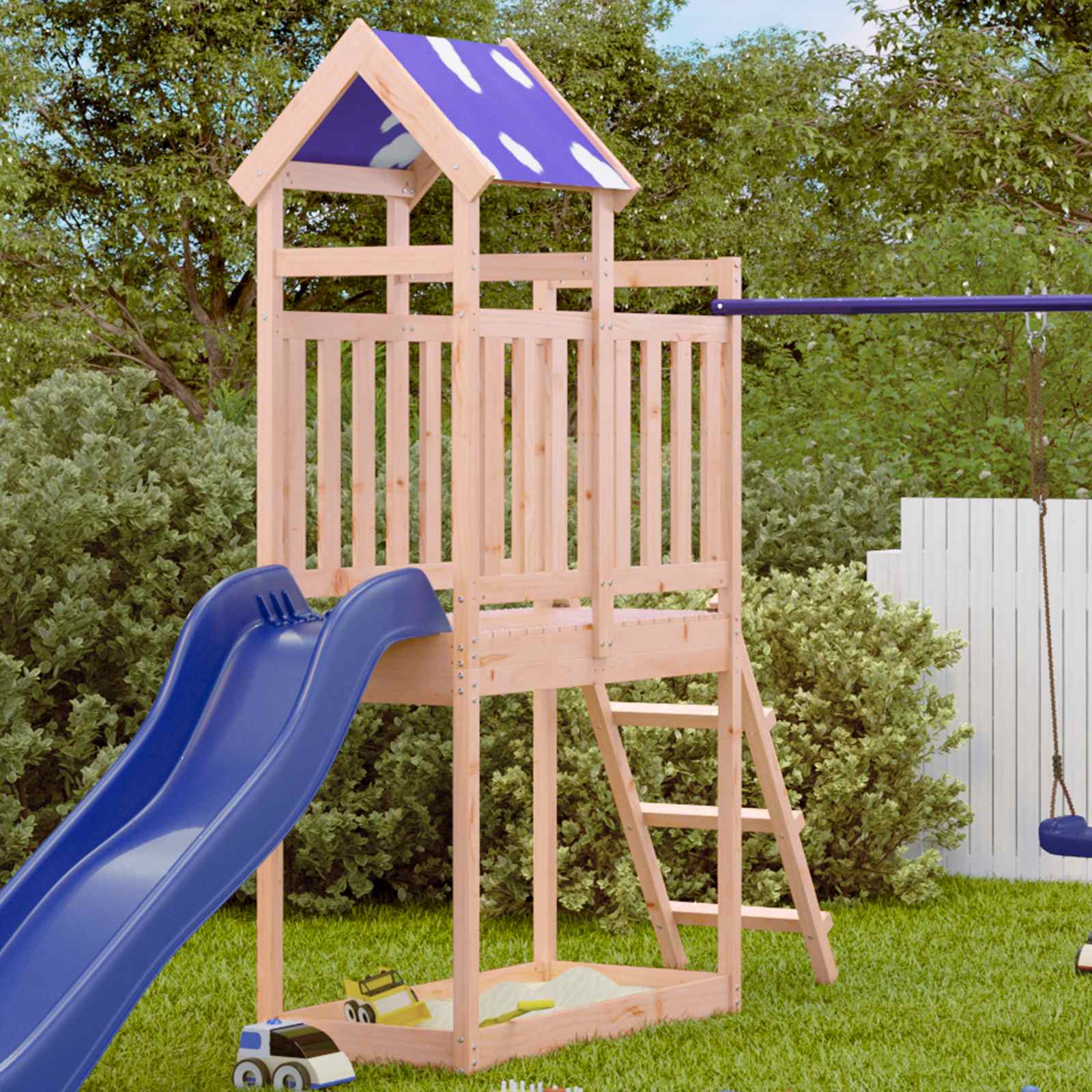 Játék Torny Barna 52,5 x 110,5 x 215 cm Szilárd Douglas Fa