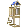 vidaXL M&auml;ngutorni Pruun 52,5 x 110,5 x 215 cm Tugev immutatud puit