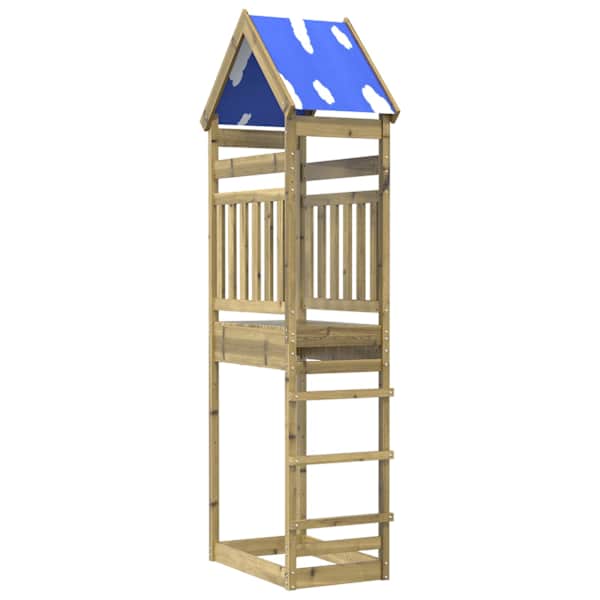 vidaXL M&auml;ngutorni Pruun 52,5 x 85 x 265 cm Tugev immutatud puit