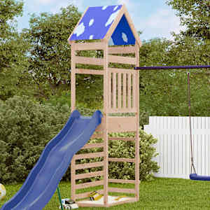 Igralna stolpnica Rjava 52,5 x 85 x 265 cm Masivno borovo les