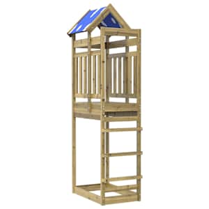 vidaXL M&auml;ngutorni Pruun 52,5 x 85 x 239 cm Immutatud t&auml;ispuit