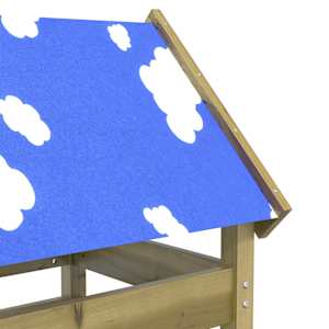 Herní věž Hnědá 85 x 52,5 x 239 cm Pevné impregnované dřevo - obrázek 4