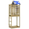 vidaXL M&auml;ngutorni Pruun 85 x 52,5 x 239 cm Tugev immutatud puit