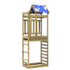 vidaXL M&auml;ngutorni Pruun 85 x 52,5 x 239 cm Tugev immutatud puit