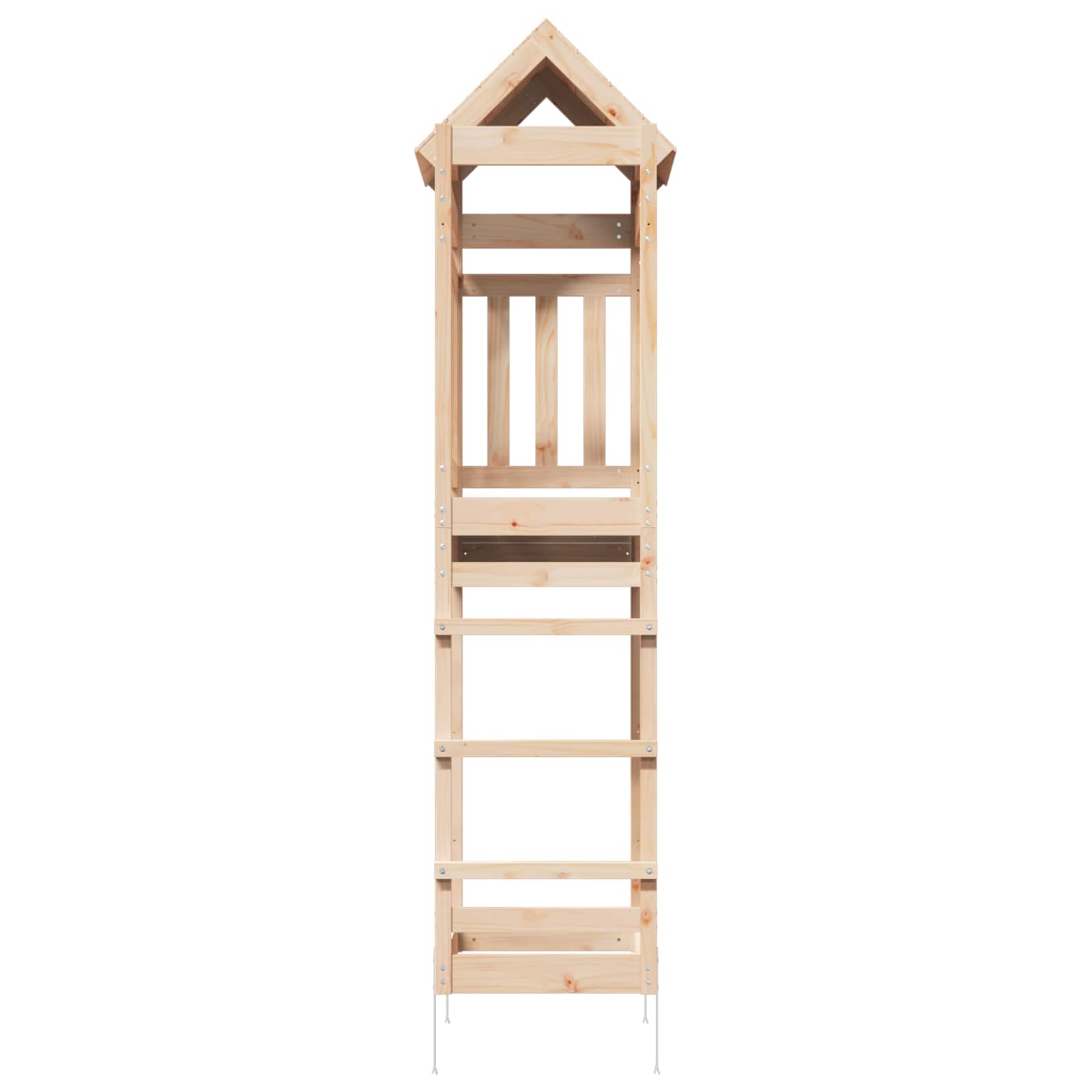 Igralna stolpnica Rjava 52,5 x 85 x 238 cm Masivno borovo les - slika 4