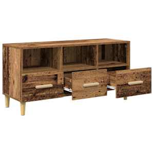 Televizní skříň Staré dřevo 102 x 36 x 50 cm kompozitní dřevo - obrázek 6
