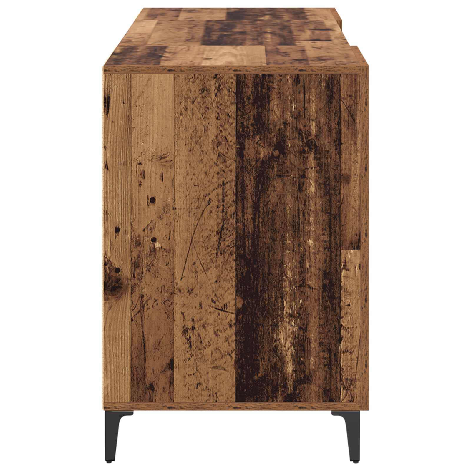 Galds ar durvīm Vecs koks 140 x 50 x 75 cm Inženierijas koks