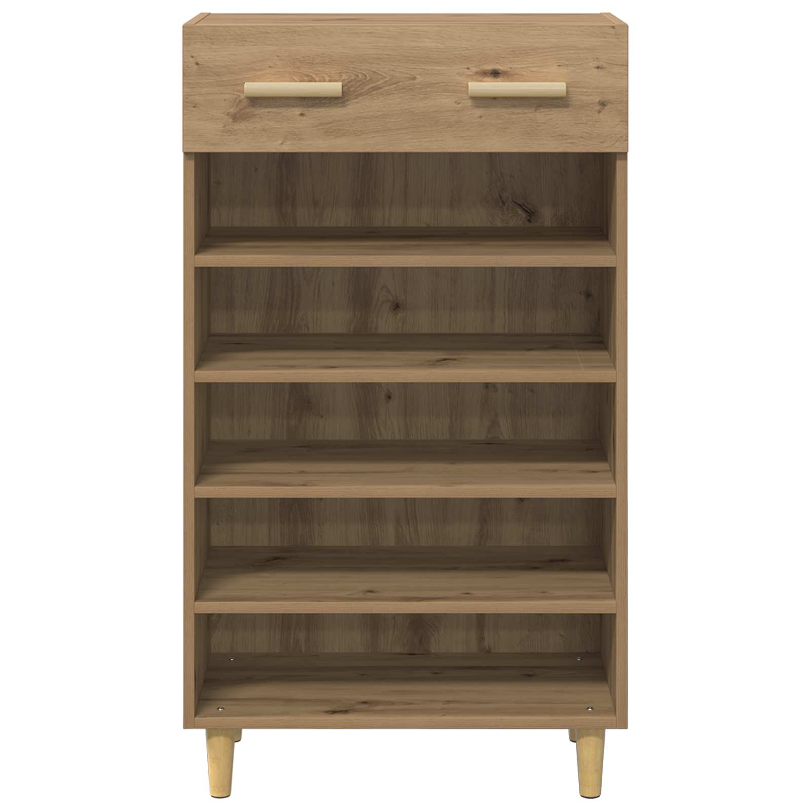 Omara za čevlje s polico Oreh 60 x 35 x 105 cm Konstruiran les - slika 7