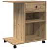 vidaXL Printeri alus Artisan tamm 60 x 40 x 68,5 cm Tehispuit