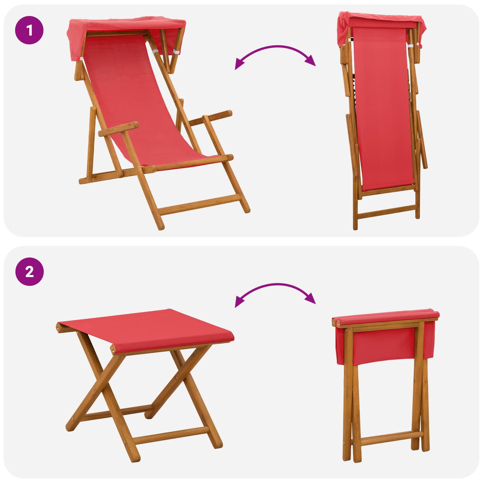 Laituri 4 pcs 3 Sijainti Tiheä Eukalyptuspuu Punainen - Image 8